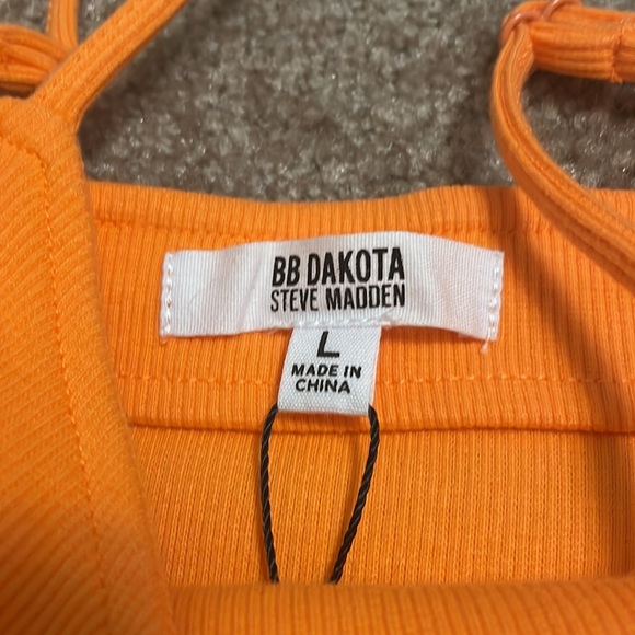 Bb Dakota by Steve Madden Out Late Dress orange Women Size Large - Picture 11 of 12